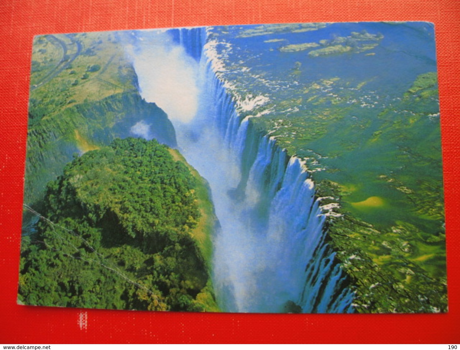 AERIAL VIEW OF THE VICTORIA FALLS - Zimbabwe