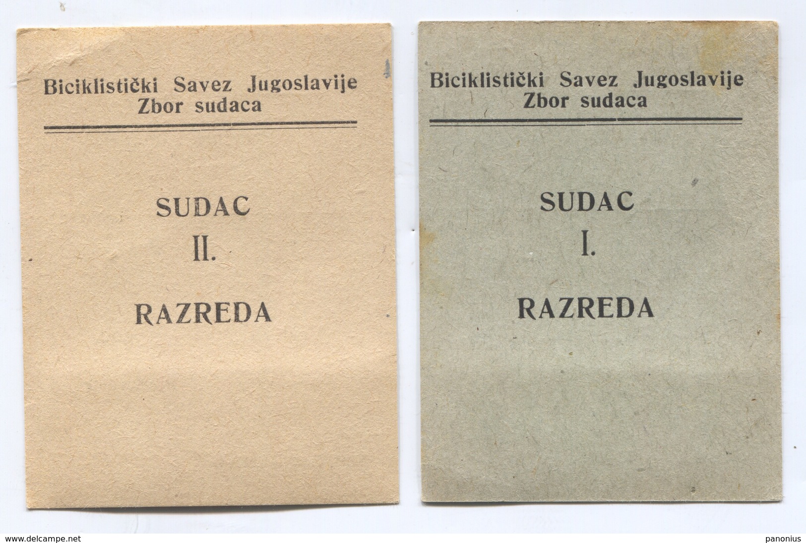 Cycling, Fahrrad, Bicicletta, Bike - Yugoslavia Federation, Referee Legitimacy 1949. Judiciary - Wielrennen