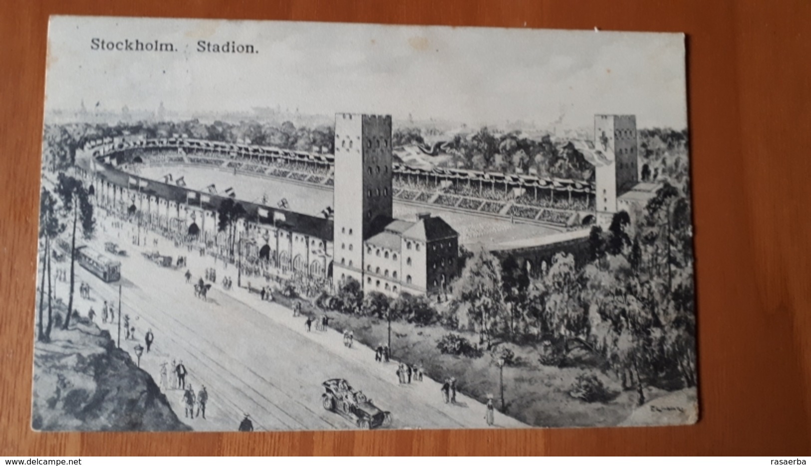 Stockholm Stadion Stadium Postcard Cartolina Stadio Stadion AK Carte Postale CP Stade Estadio - Calcio