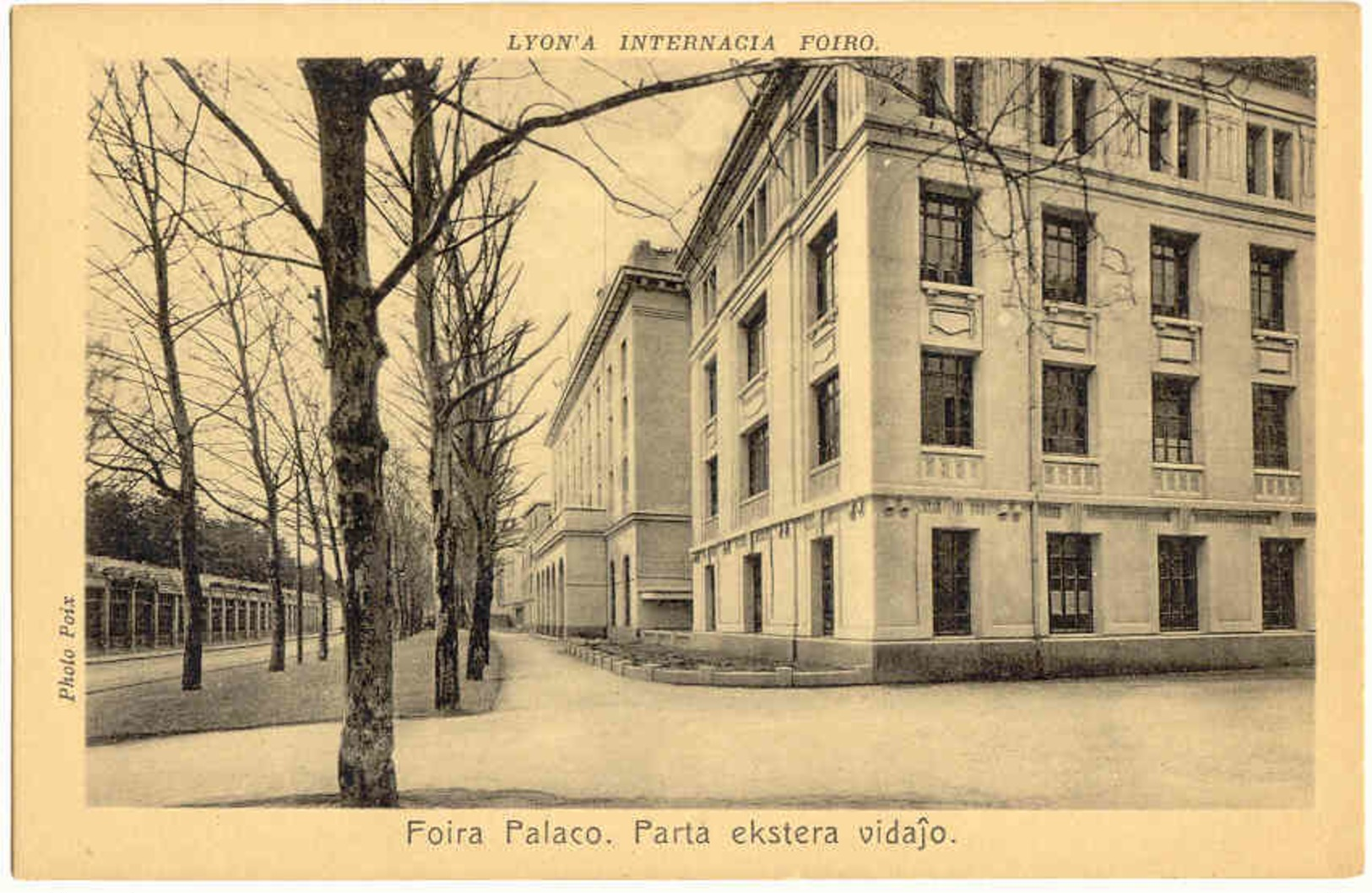 8 Postkartoj INTERNACIA FOIRO Lyon 1917. Esperanto. - Esperanto