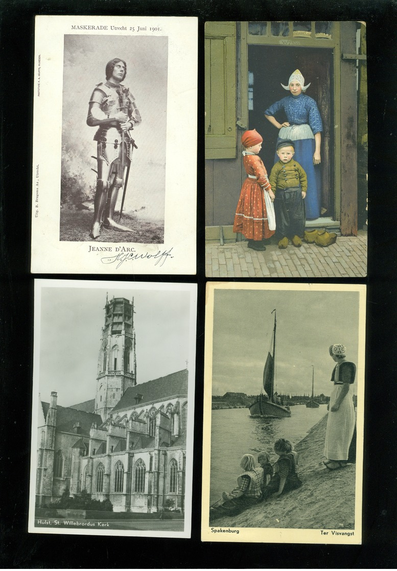 Mooi lot van 60 postkaarten van Nederland  Holland     - 60 scans