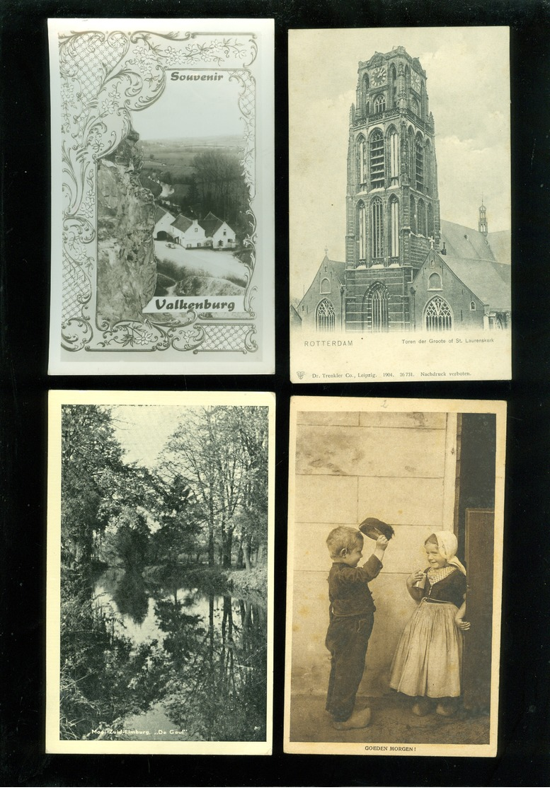 Mooi lot van 60 postkaarten van Nederland  Holland     - 60 scans
