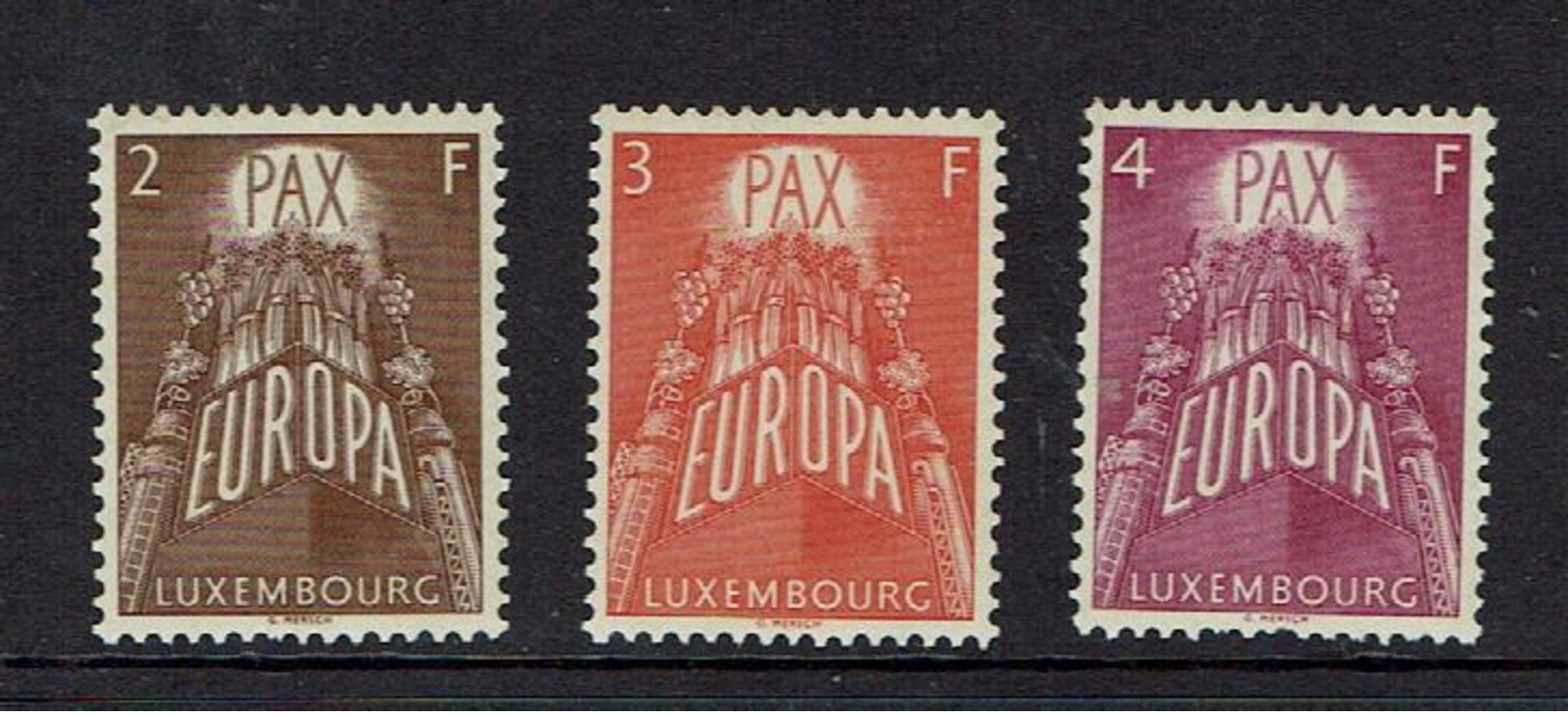 LUXEMBORG...1957...mh - Unused Stamps