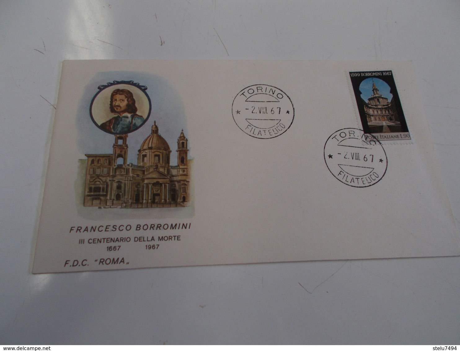 B710  F.d.c. Francesco Borromini - FDC