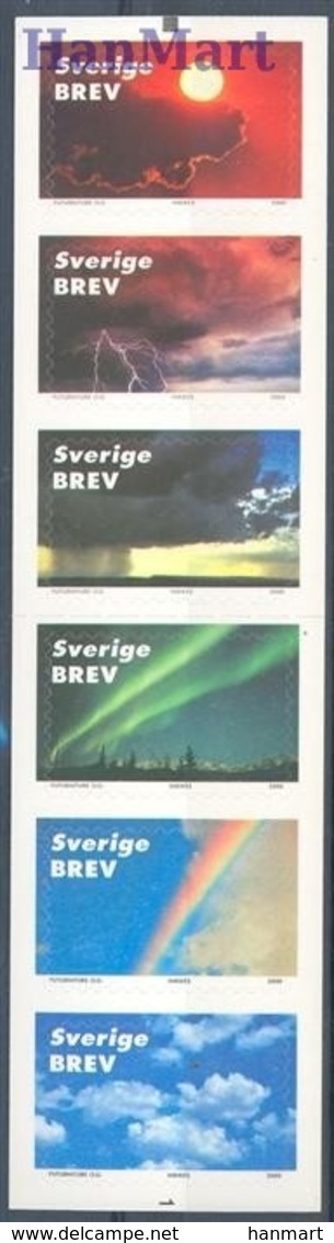 Sweden 2000 Mi 2186-2191 MNH ( ZE3 SWDmh2186-2191 ) - Climat & Météorologie