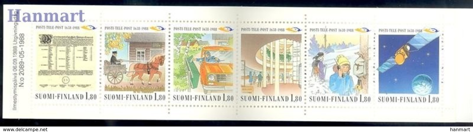 Finland 1988 Mi Mh 23 MNH ( ZE3 FNLmh23 ) - Voitures