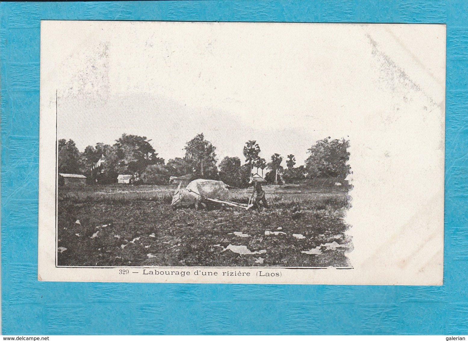 Cambodge. - Labourage D'une Rizière - Laos. - Cambodge