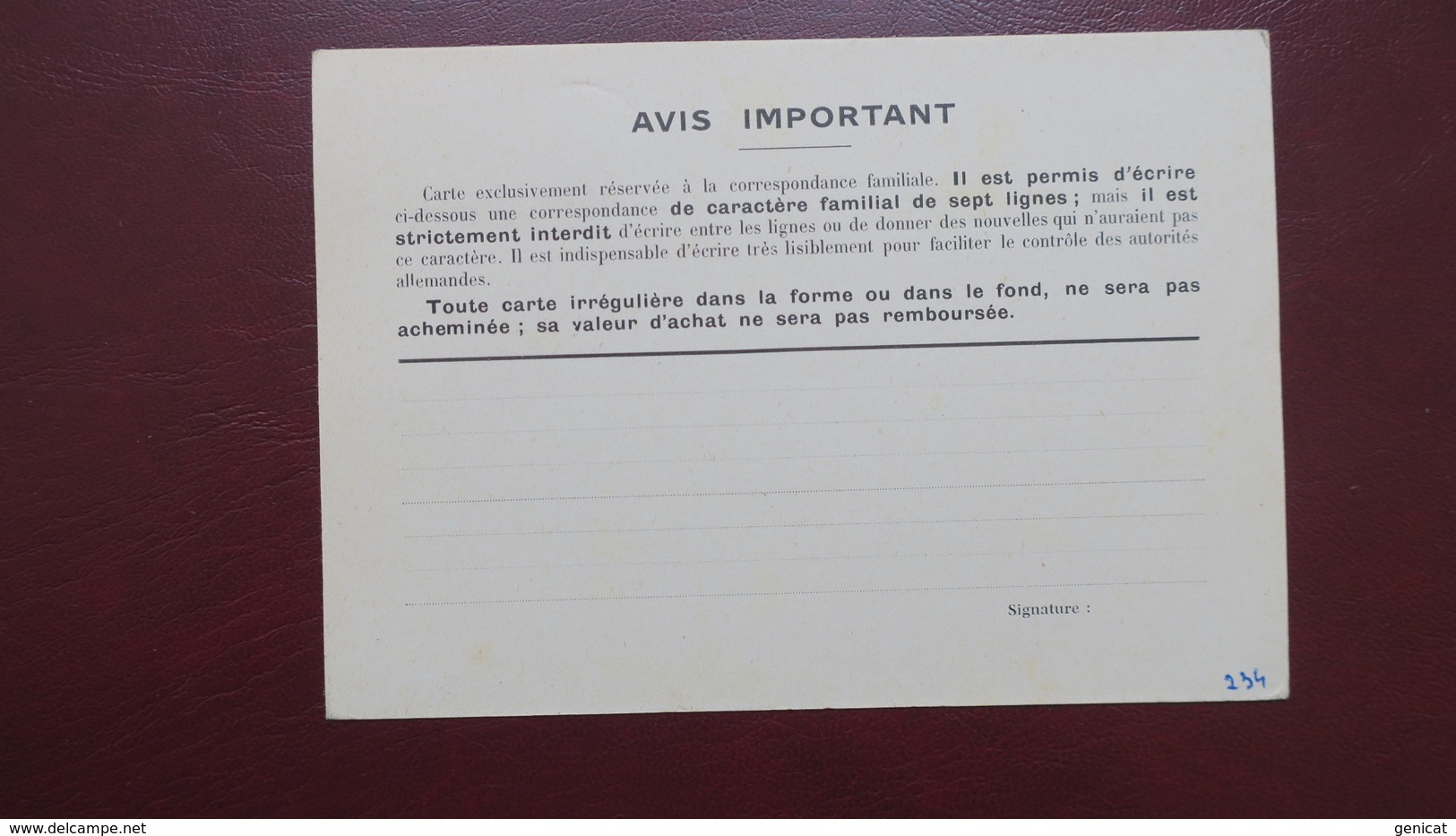 Carte Correspondance Familiale Neuf Avec Timbre AEF - Lettres & Documents