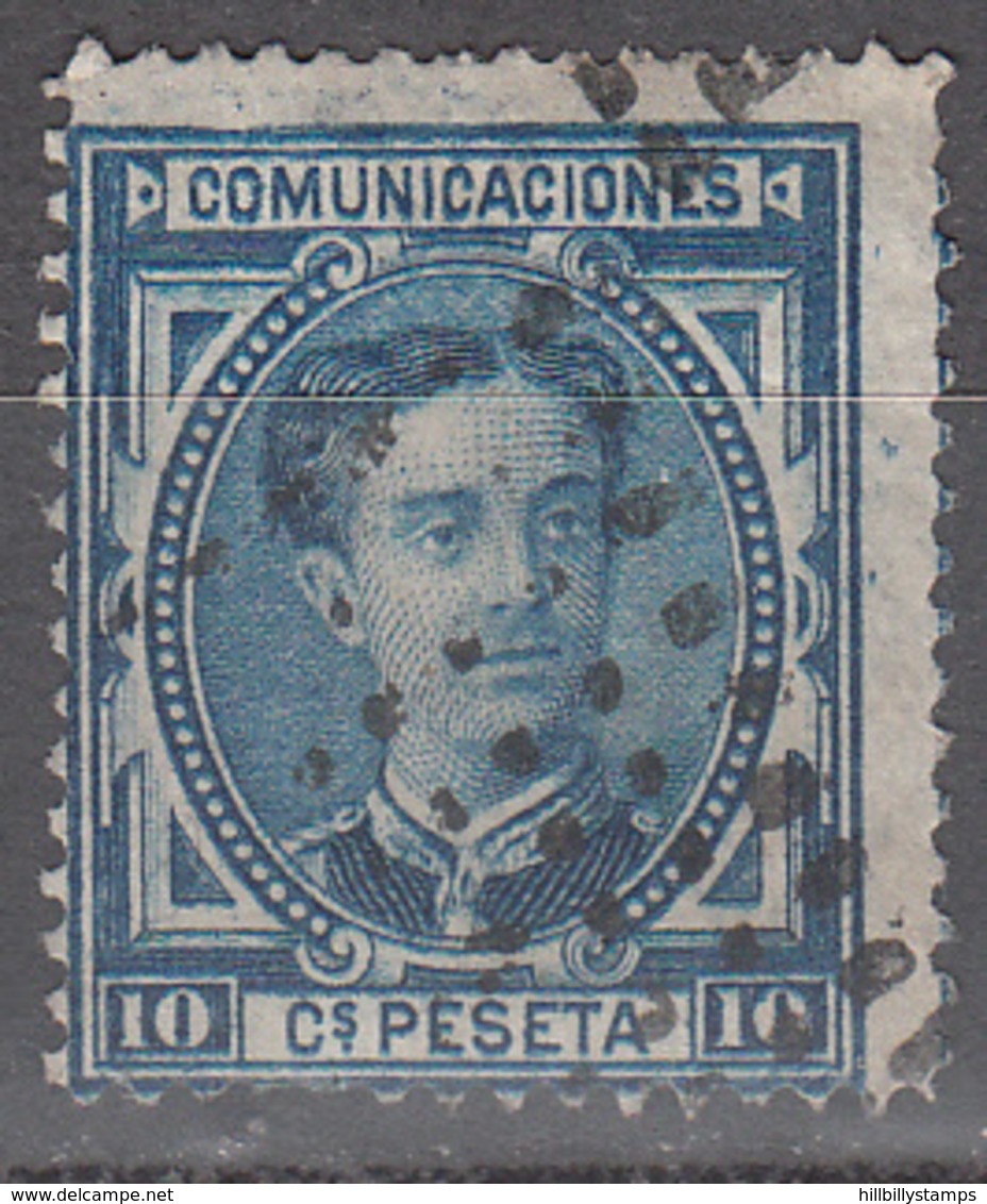 SPAIN    SCOTT NO. 223    USED    YEAR  1876 - Gebruikt