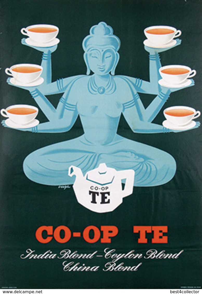 @@@ MAGNET - Co-Op Te India Blend- Ceylon Blend China Blend - Publicitaires