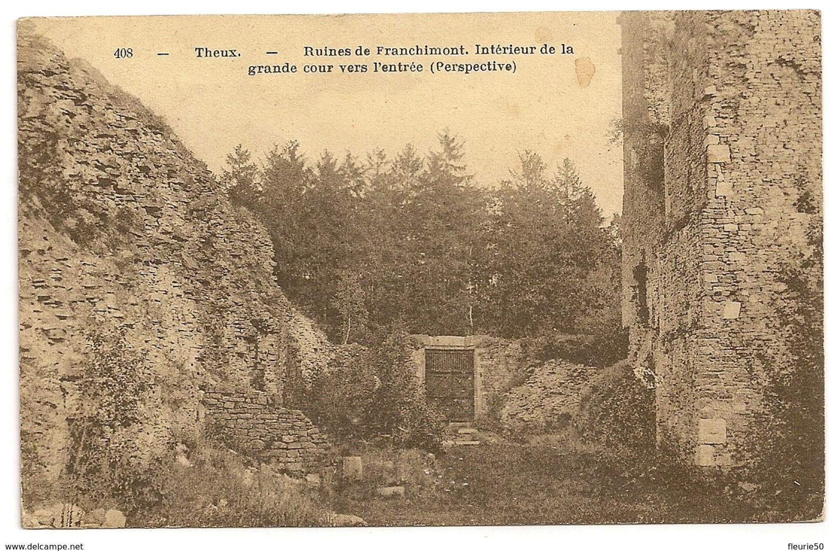 Lot De 3 Cates De THEUX - Ruines Du Châteaux De Franchimont. - Theux