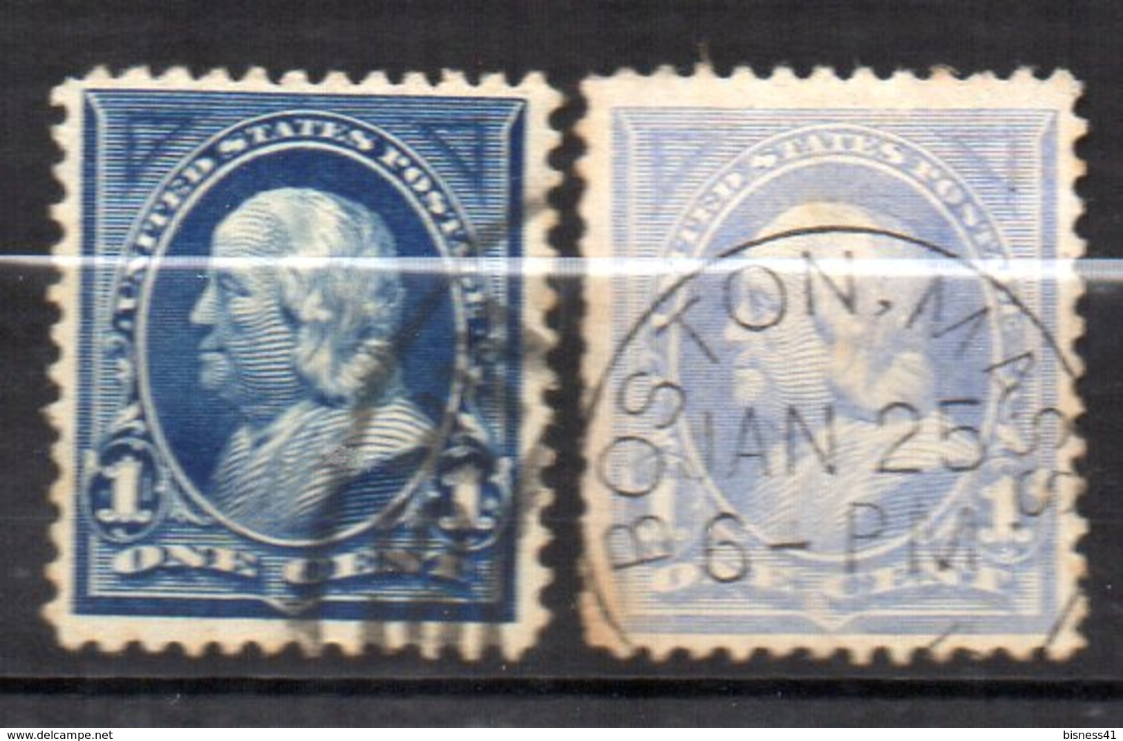 Col11   Etats Unis Amerique USA  N° 97 & 97a Oblitéré  Cote 7,50 Euros - Used Stamps