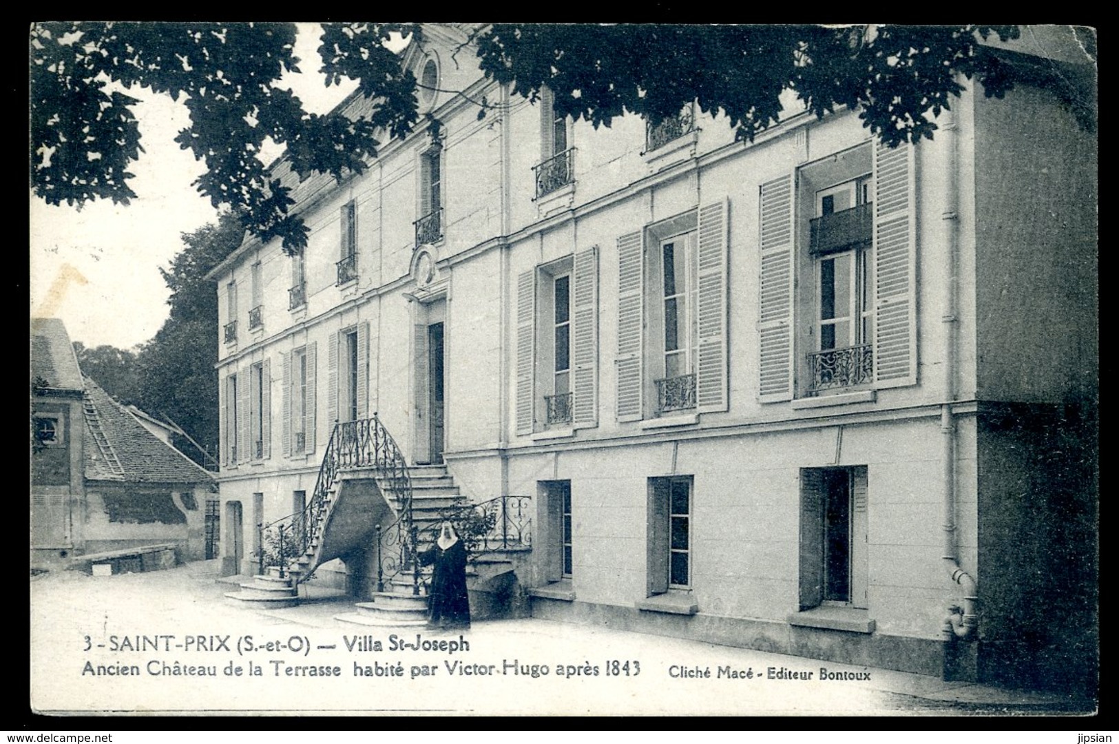 Cpa Du 95 Saint Prix Villa St Joseph Ancien Château De La Terrasse Habité Par Victor Hugo  YN49 - Saint-Prix