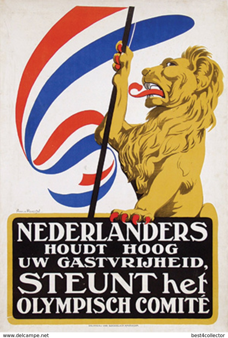 @@@ MAGNET - Nederlanders Steunt Het Olympisch Comité - Advertising