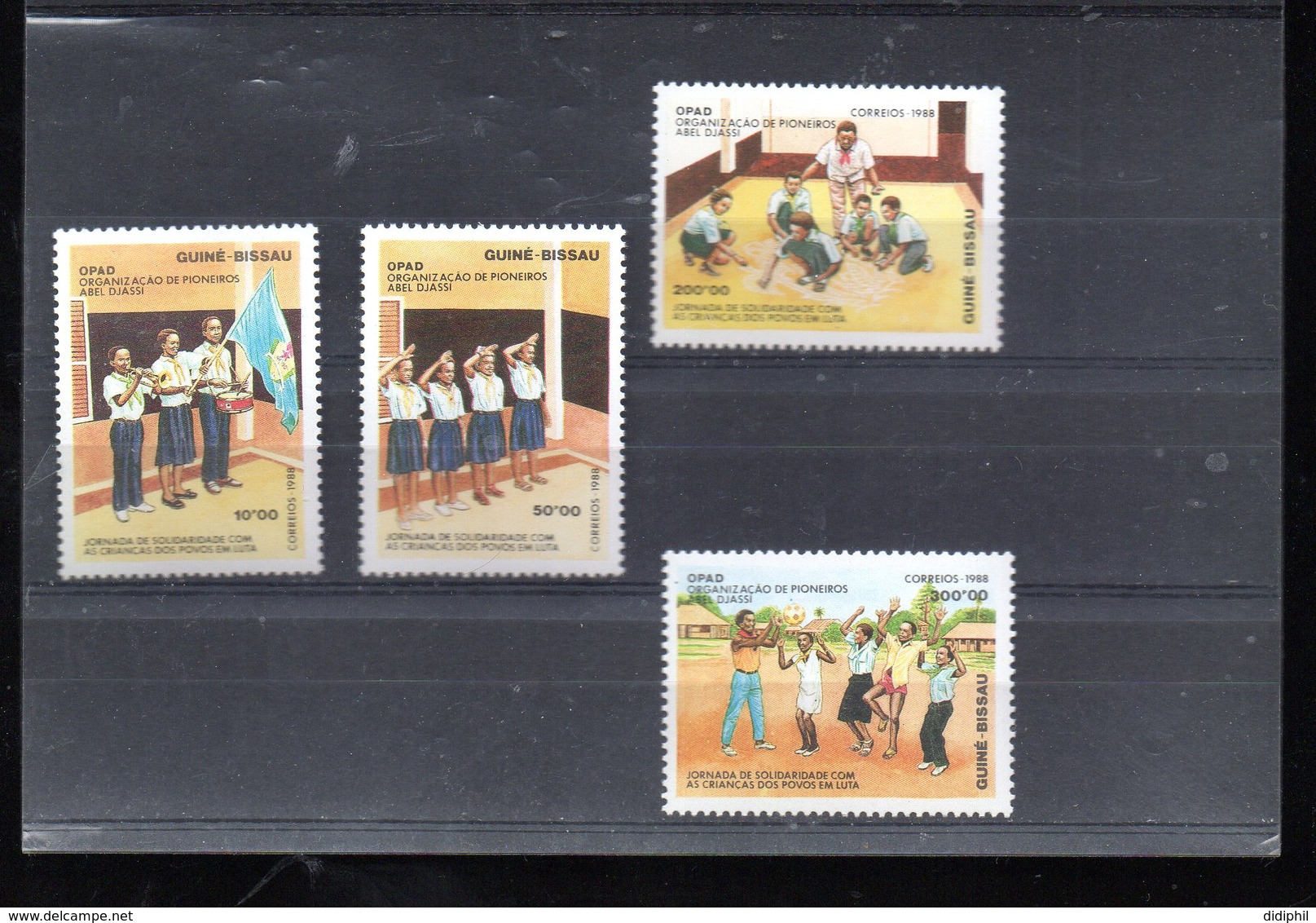 GUINEE BISSAU 481A/481D** SUR LE SCOUTISME - Guinea-Bissau