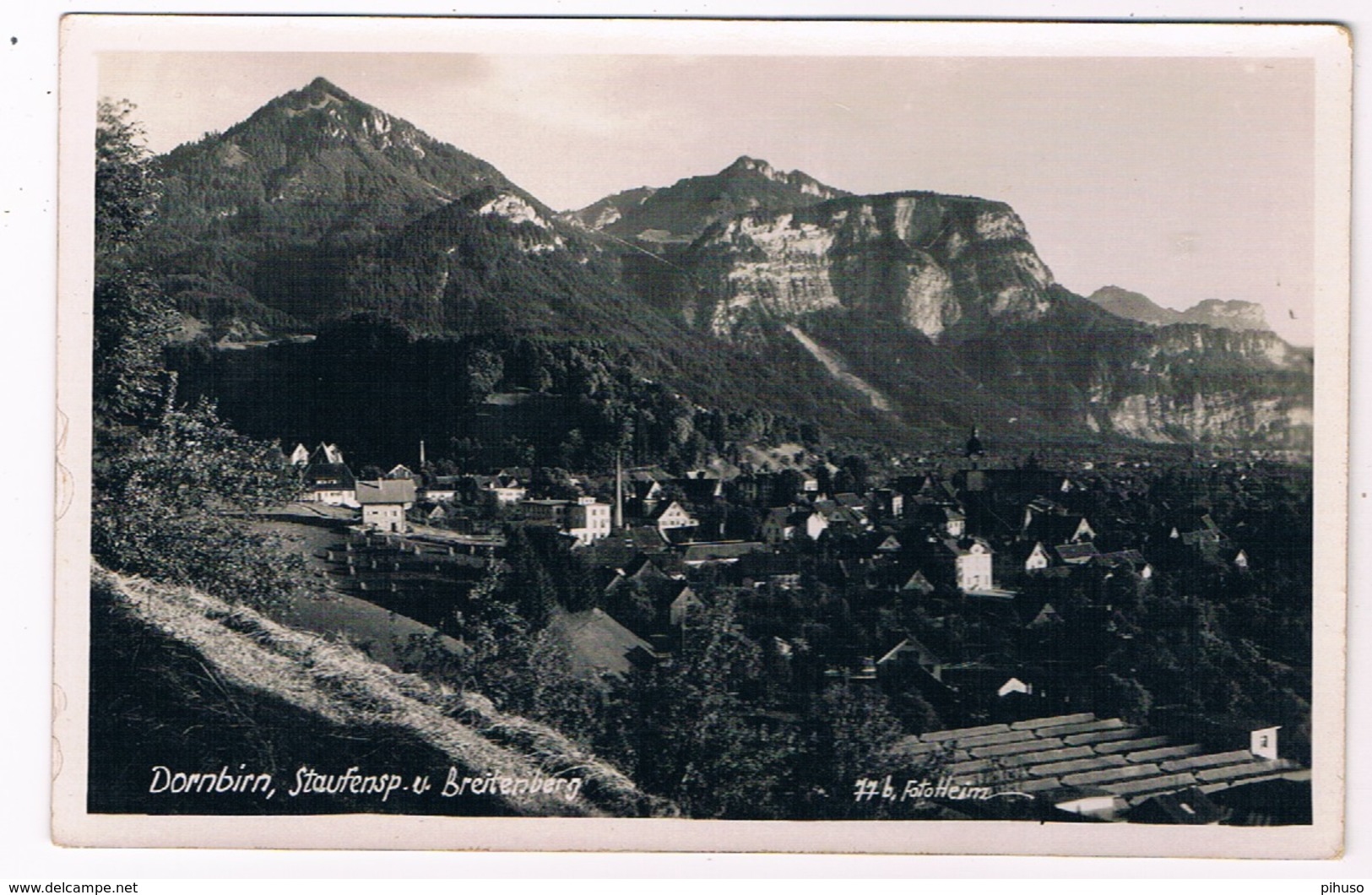 Ö-3846  DORNBIRN : Staufenspitze U. Breitenberg - Dornbirn