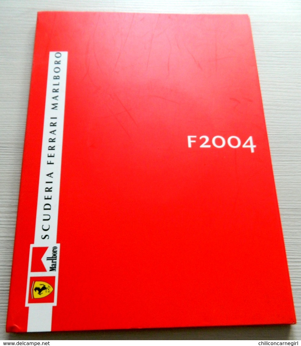 Dossier Presse 2004 - Scuderia Ferrari Marlboro - DVD - Media Pictures - Maranello - Schumacher - Barrichello - Badoer - Car Racing - F1