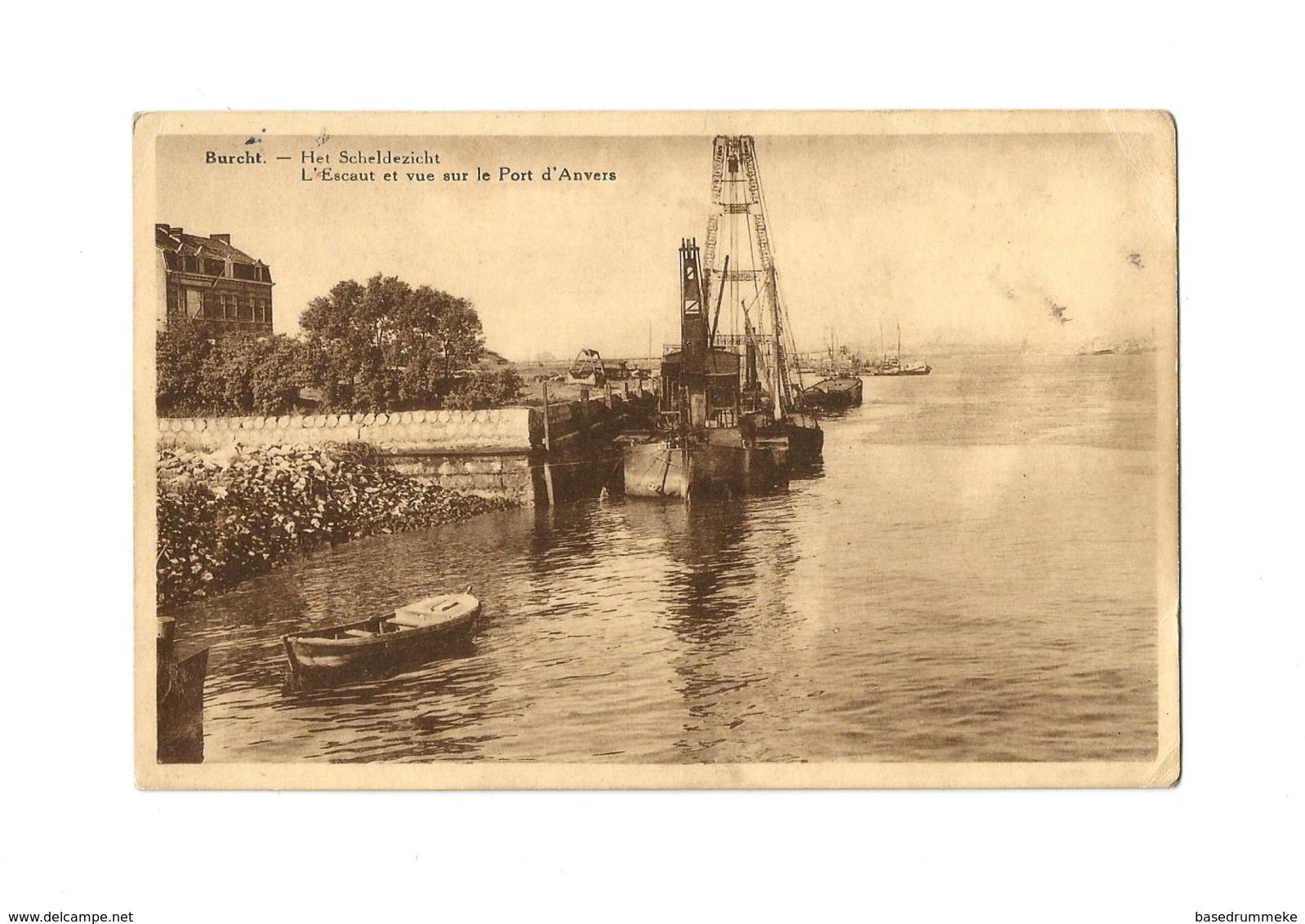 Burcht. - Het Scheldezicht.  L'Escaut Et Vue Sur Le Port D'Anvers. - Zwijndrecht