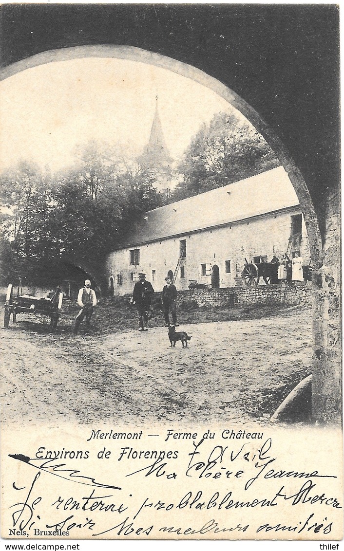 Merlemont NA4: Ferme Du Château 1903 - Philippeville