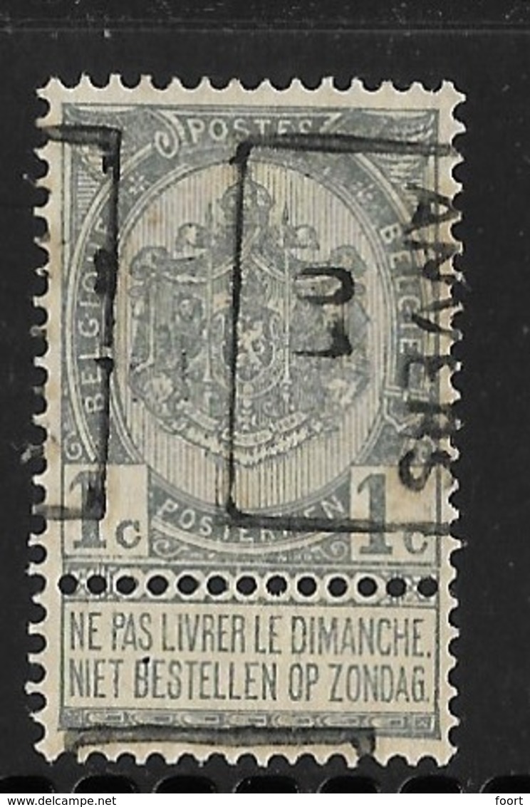 Antwerpen1901  Nr. 339B - Roller Precancels 1900-09