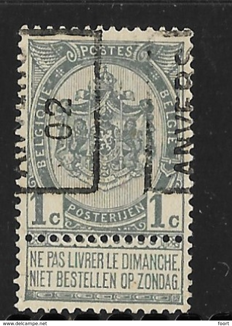 Antwerpen1902  Nr. 406A - Roller Precancels 1900-09