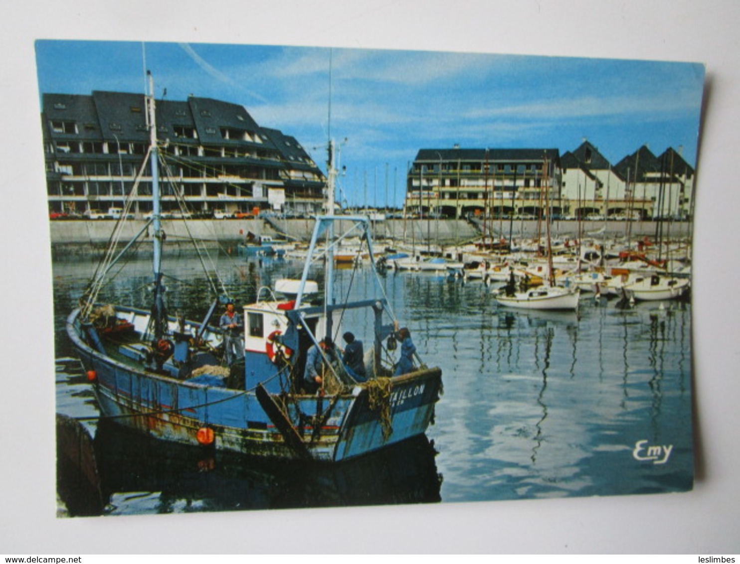 Grandcamp Maisy. Le Bassin Et Les Nouvelles Residences. Le Goubey EMY Postmarked 1986 - Autres & Non Classés