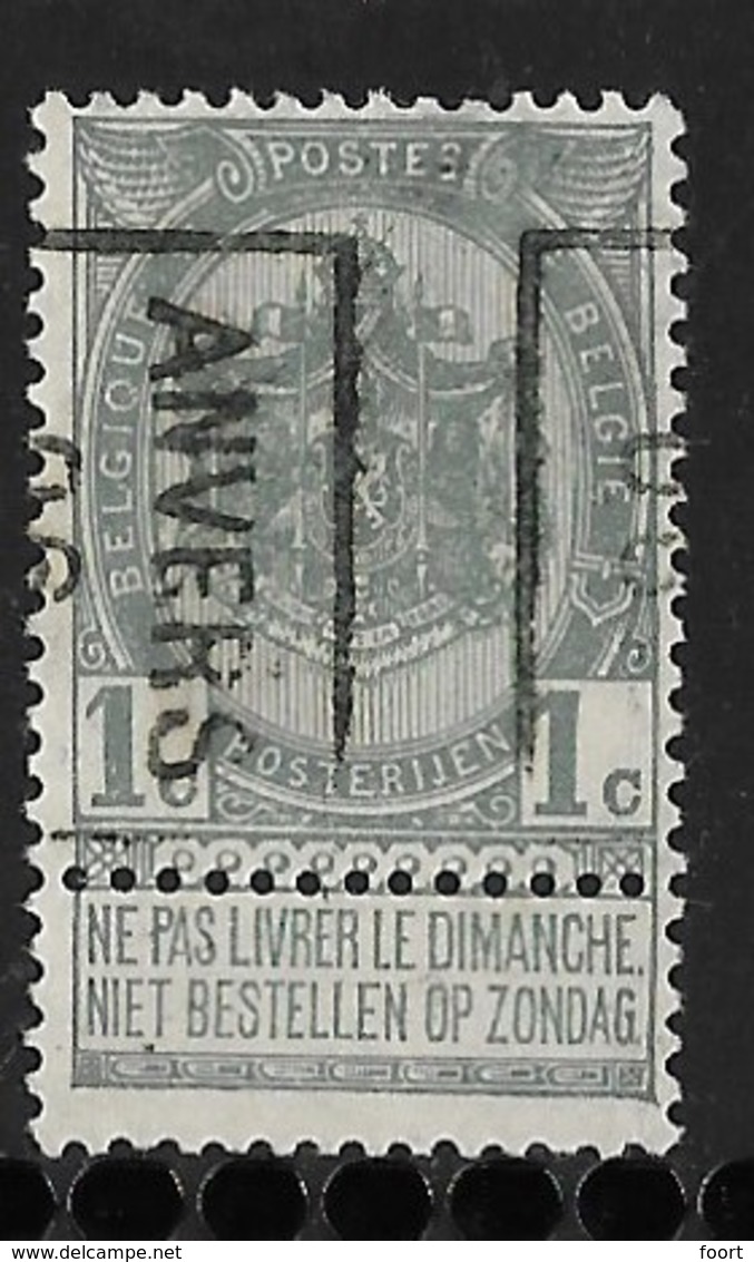 Antwerpen1906  Nr. 746B - Roller Precancels 1900-09