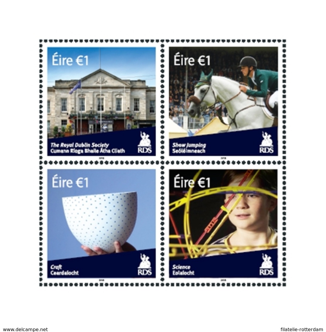Ierland / Ireland - Postfris/MNH - Complete Set Royal Dublin Society 2018 - Ongebruikt