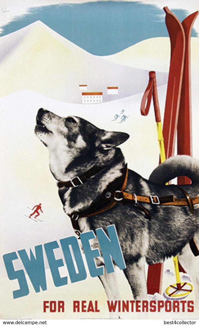 @@@ MAGNET - Sweden For Real Wintersports - Publicitaires