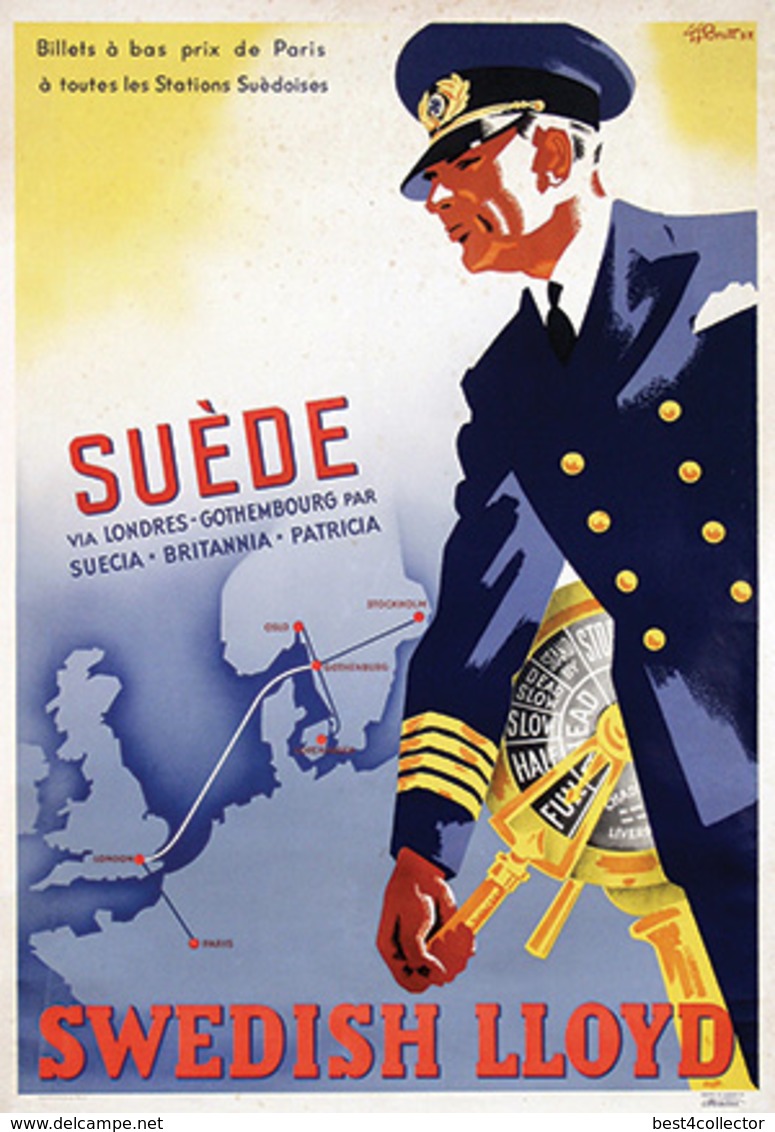 @@@ MAGNET - Swedish Lloyd Suède - Publicitaires