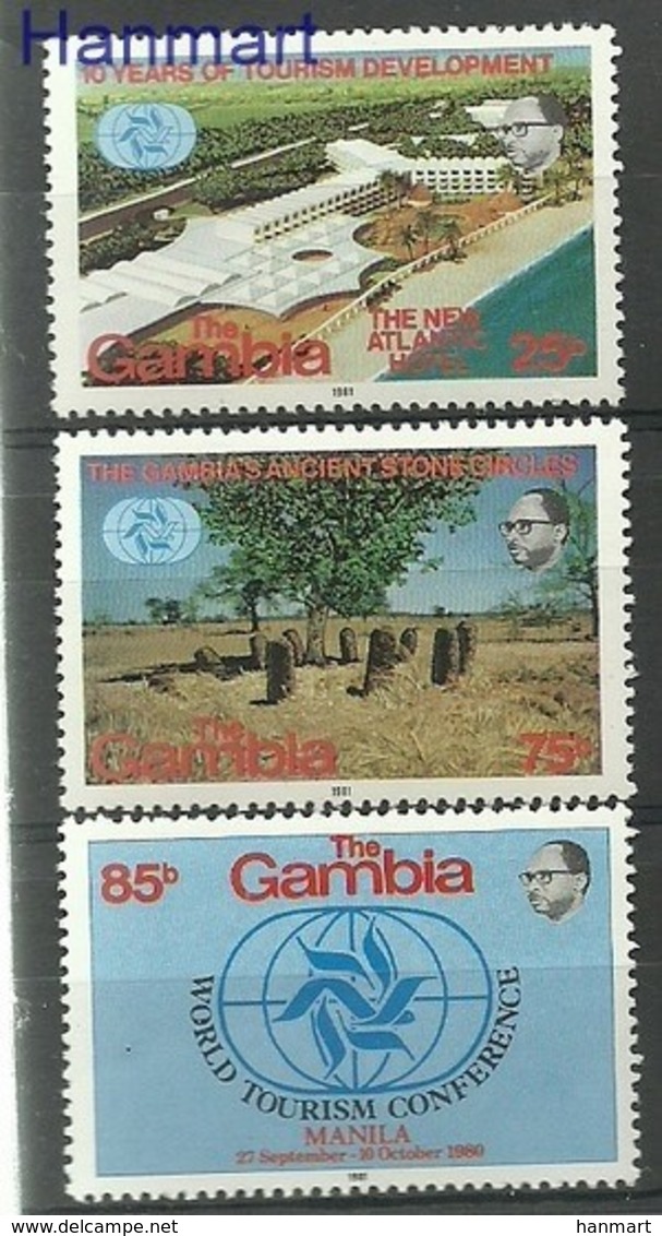 Gambia 1981 Mi 418-420 MNH ( ZS5 GMB418-420 ) - Archeologie