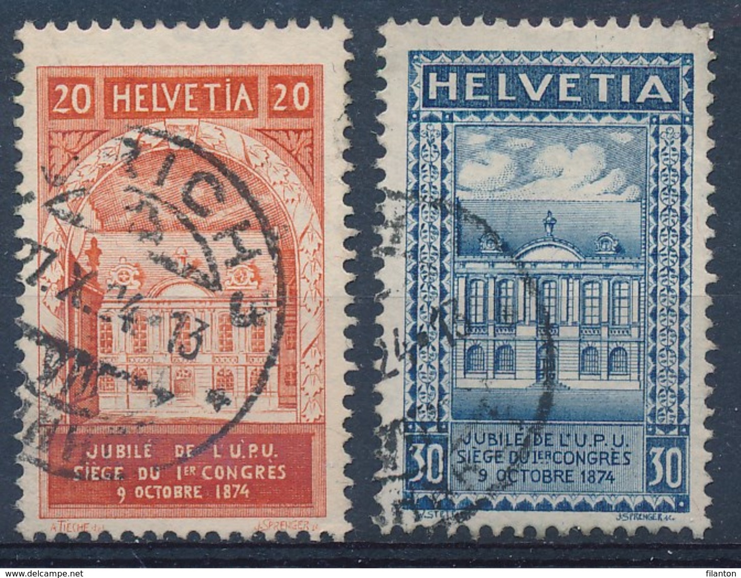 HELVETIA - Mi Nr 192x/193x - Gest./obl. - Cote 28,00 € - (ref. 816) - Usati