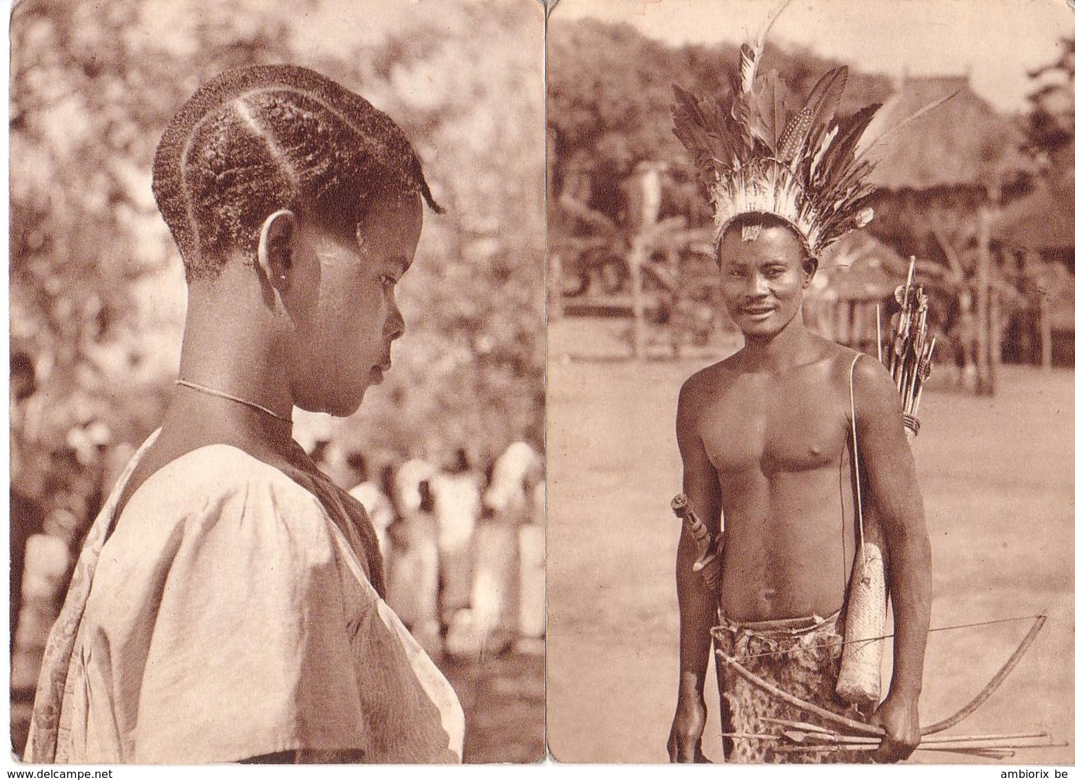 Angola - Cinéma - O Romance Do Luachimo - Lot De Deux Cartes - Angola