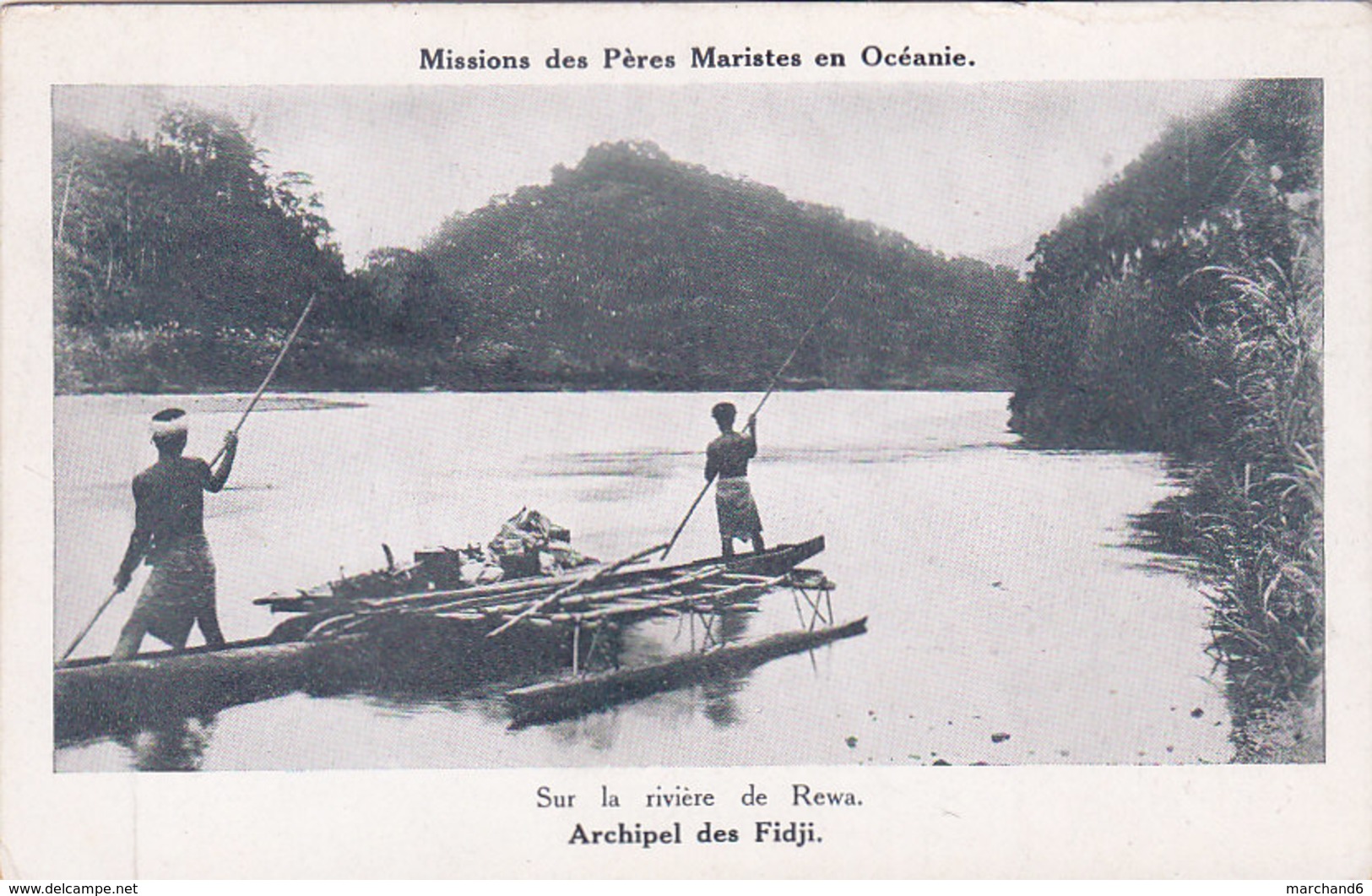 Archipel Des Fidji Missions Des Pères Maristes En Océanie Sur La Rivière De Rewa - Fidji