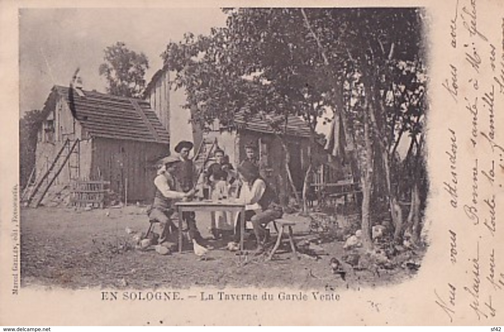 EN  SOLOGNE     LA TAVERNE DU GARDE VENTE              PRECURSEUR - Other & Unclassified