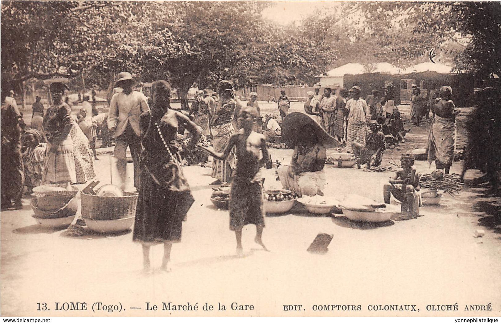 Togo - Topo / 15 - Lomé - Le Marché De La Gare - Togo