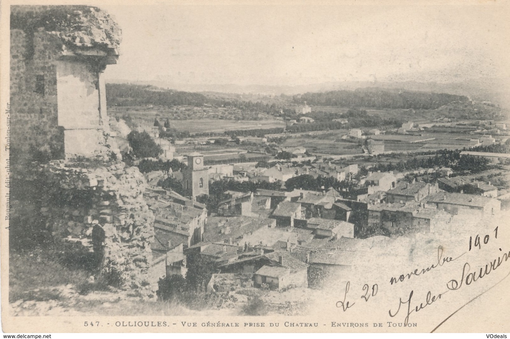 CPA - France - (83) Var - Ollioules - Vue Générale Prise Du Château - Ollioules