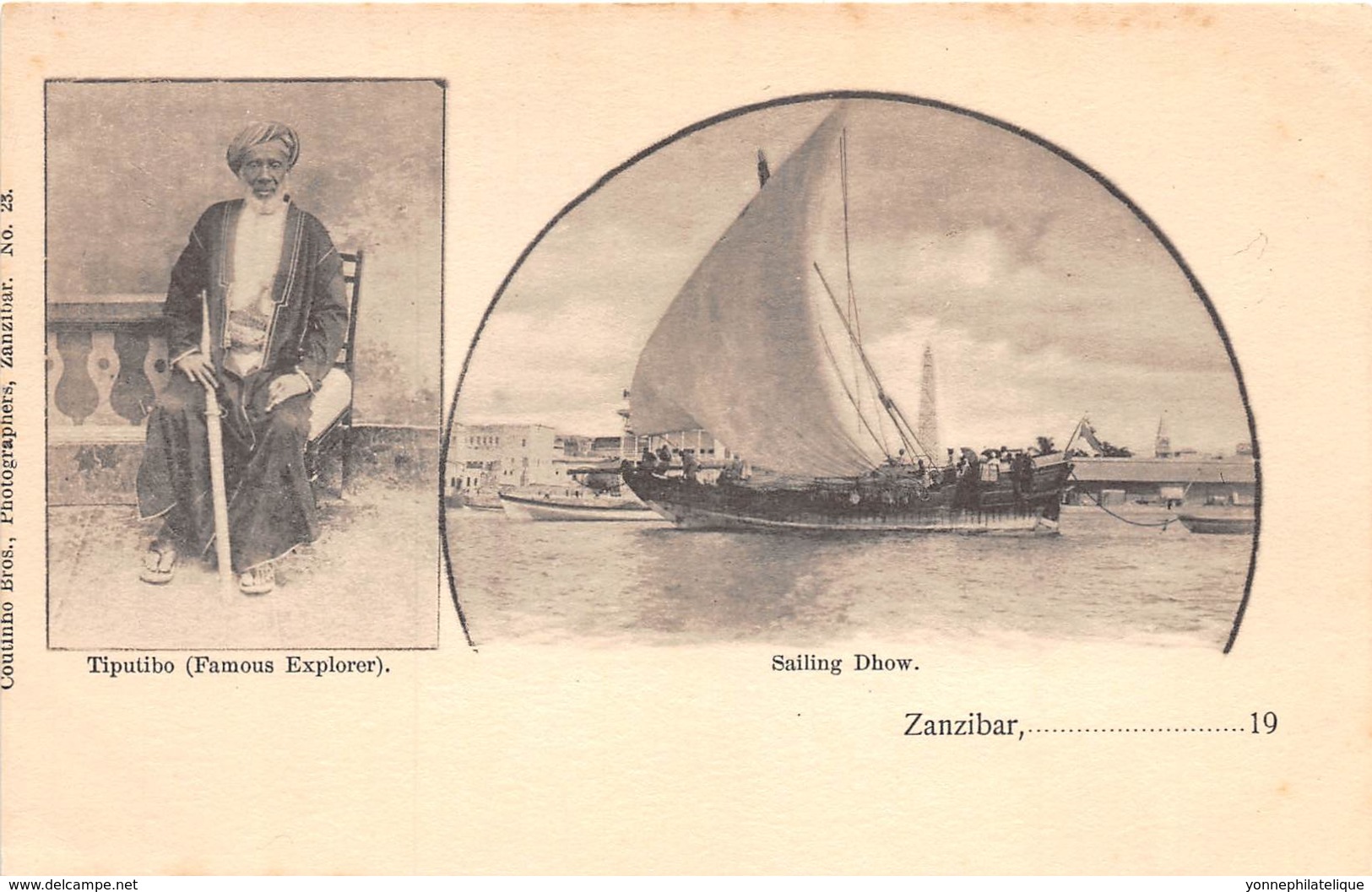 Zanzibar - Topo / 15 - Tiputibo - Sailing Dhow - Tanzanie