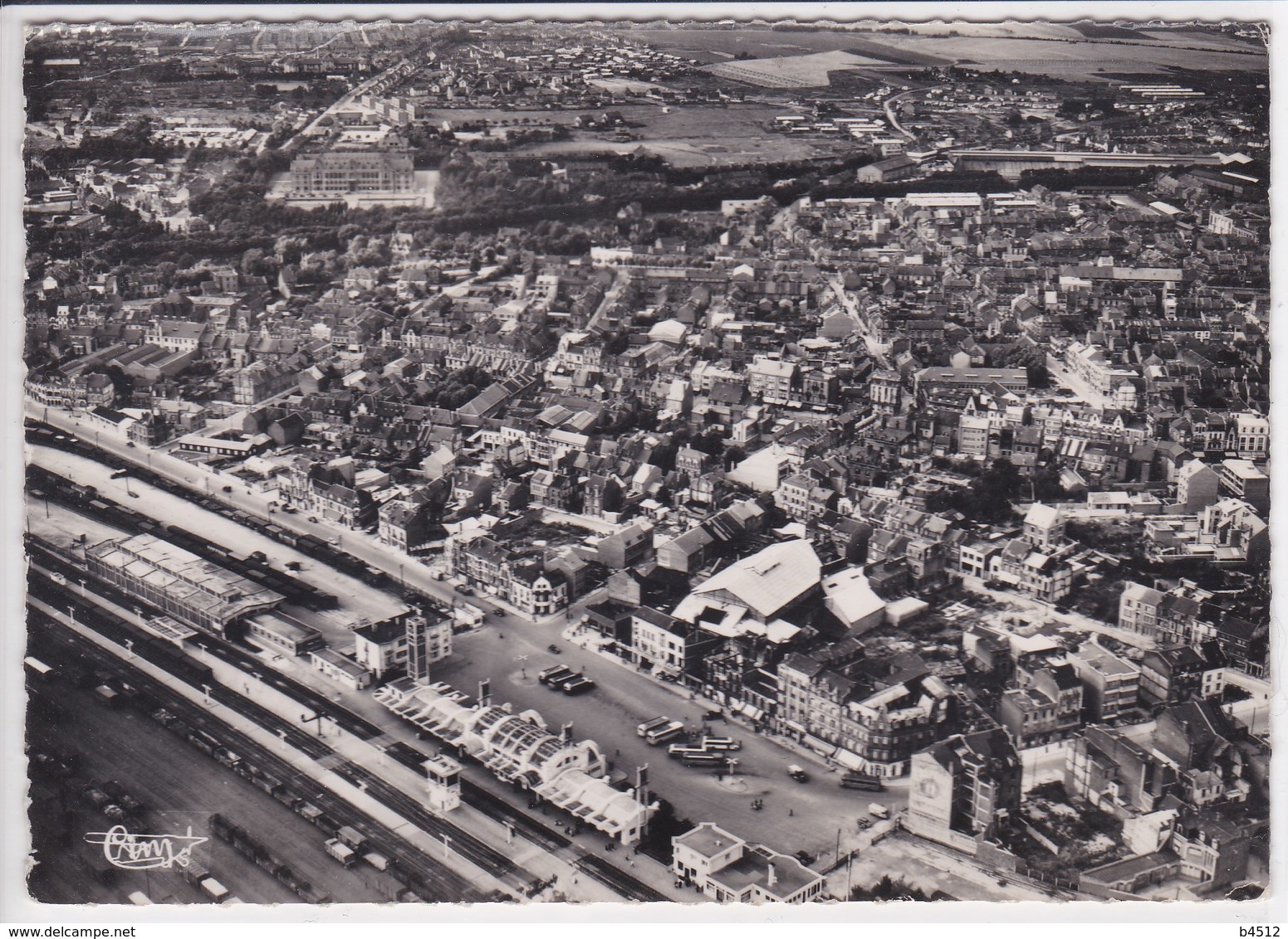 62 LENS La Gare Vue Aérienne - Lens