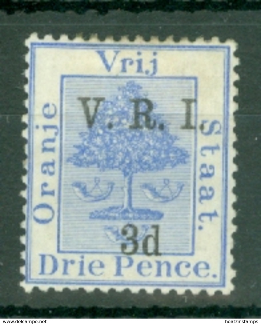 Orange Free State: 1900   Orange Tree 'V.R.I.' OVPT (Level Stops)     SG106     3d On 3d   MH - Orange Free State (1868-1909)