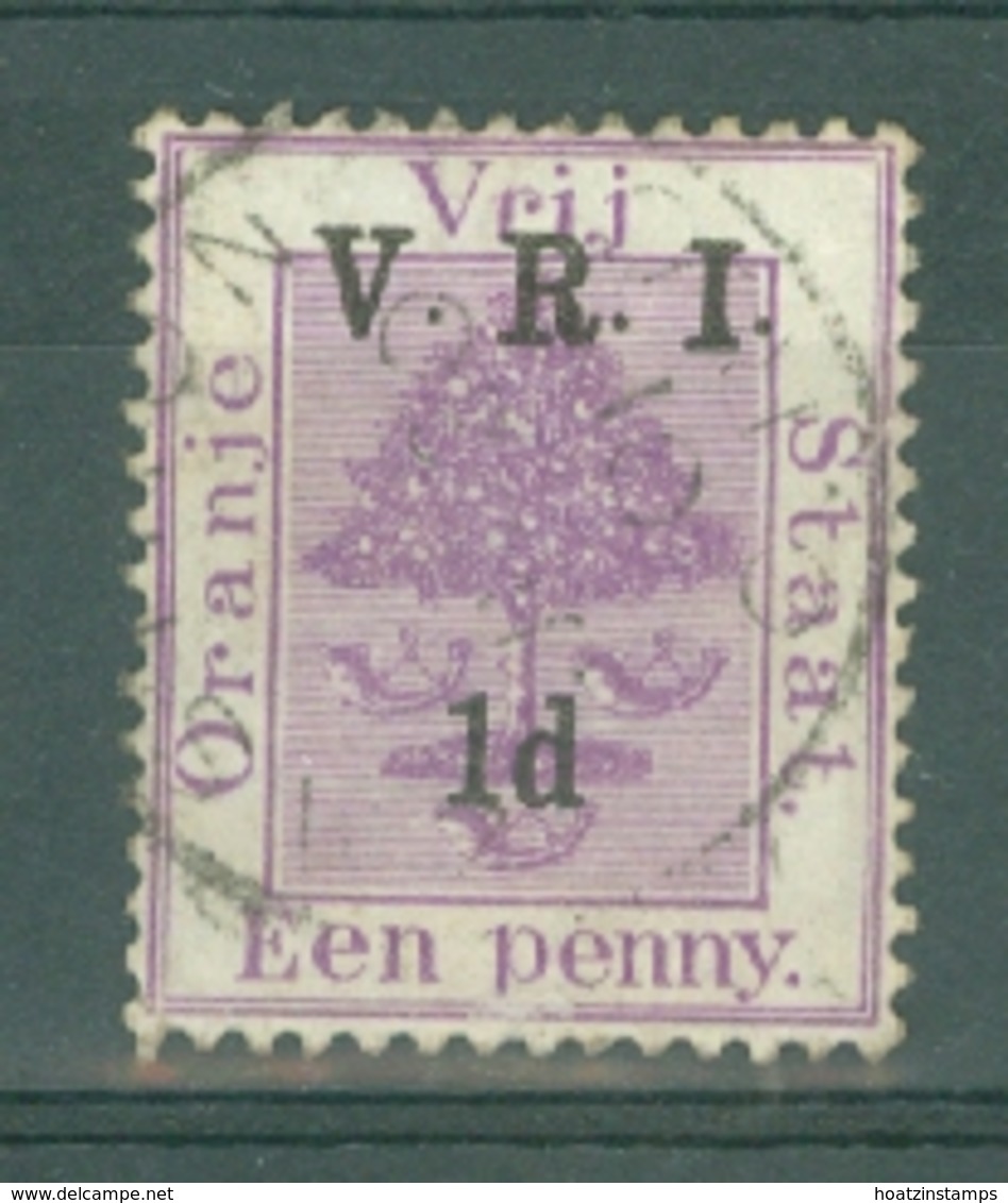 Orange Free State: 1900   Orange Tree 'V.R.I.' OVPT (Raised Stops)     SG113     1d On 1d   Used - Orange Free State (1868-1909)