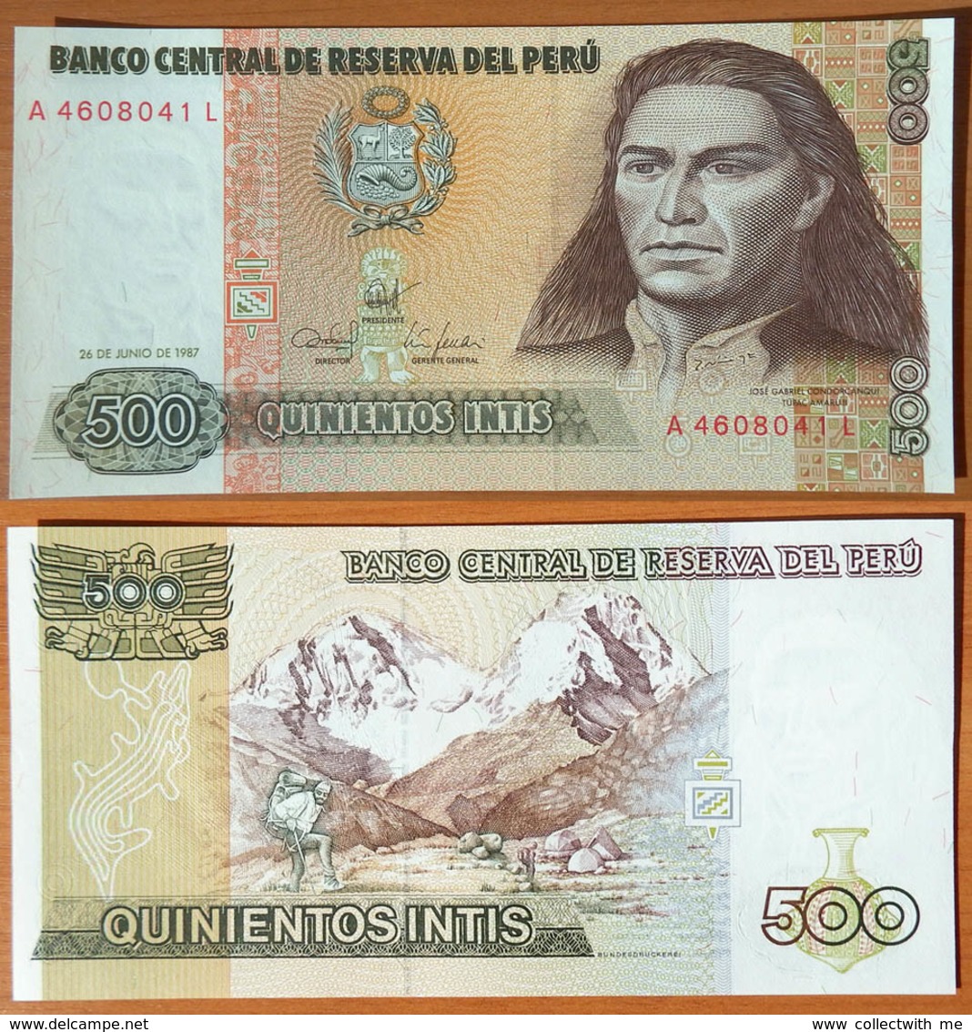 Peru 500 Intis 1987 UNC - Pérou