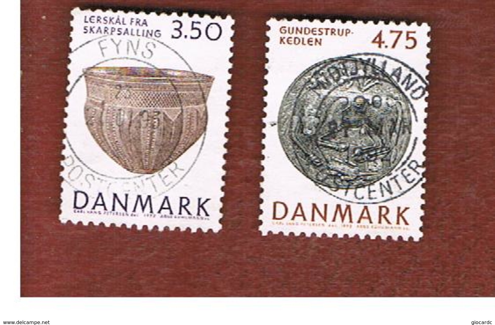 DANIMARCA (DENMARK)  -   SG 971.973  -  1992 NATIONAL MUSEUM   - USED ° - Usati