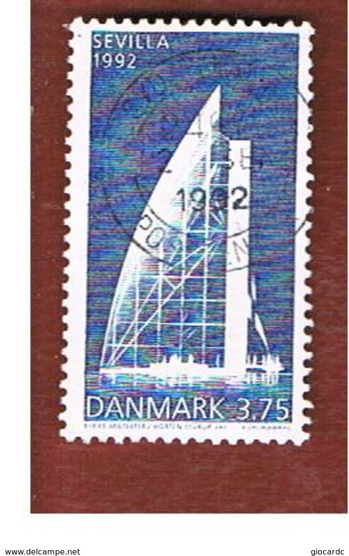 DANIMARCA (DENMARK)  -   SG 984  -  1992  EXPO '92, SEVILLE  - USED ° - Usati