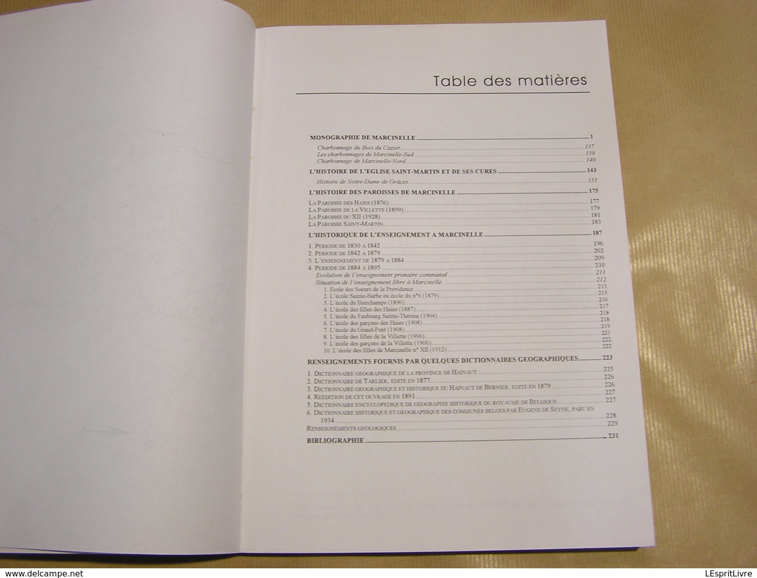 L' HISTOIRE DE MARCINELLE A Bultot Régionalisme Hainaut Charleroi Histoire Commune Monographie Paroisse Ecole Eglise - België