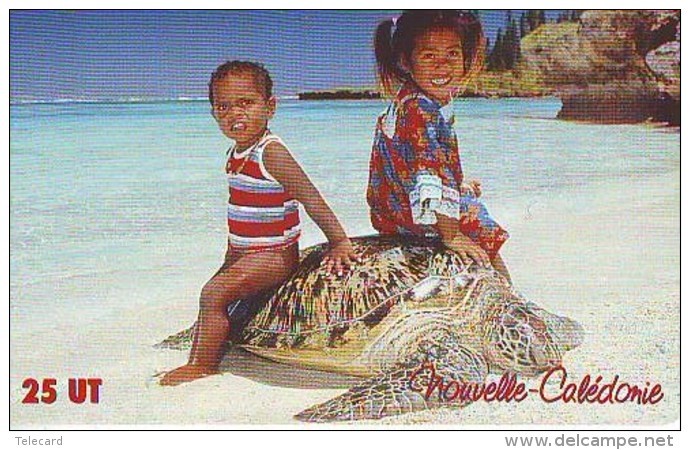 Télécarte * NOUVELLE CALEDONIE * TURTLE *  (2273)  PHONECARD  * TORTUE *  TELEFONKARTE * SCHILDKRÖTE - Turtles