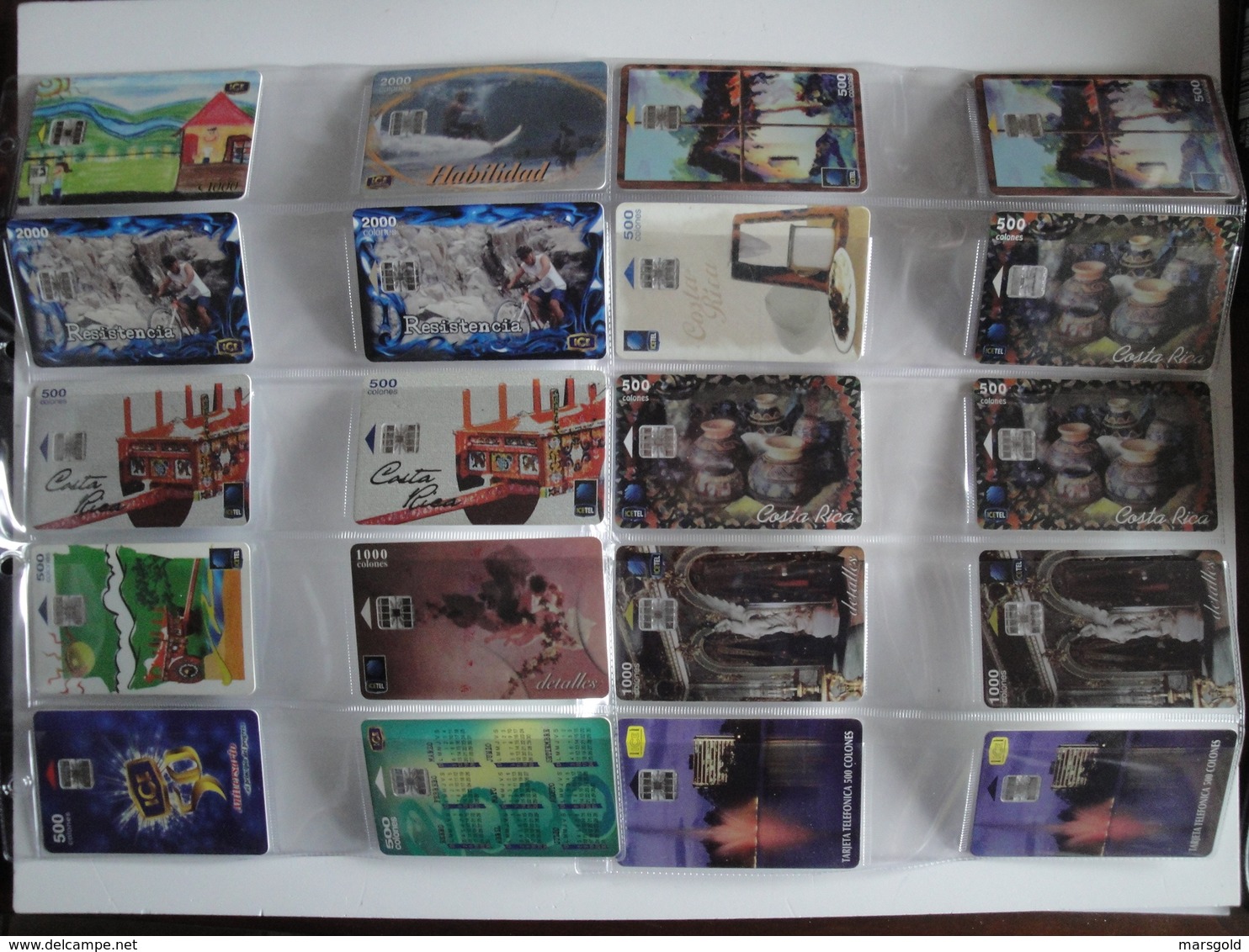 Collection Of 227 Chip And Remote Phonecards From Costa Rica - All Different - Costa Rica