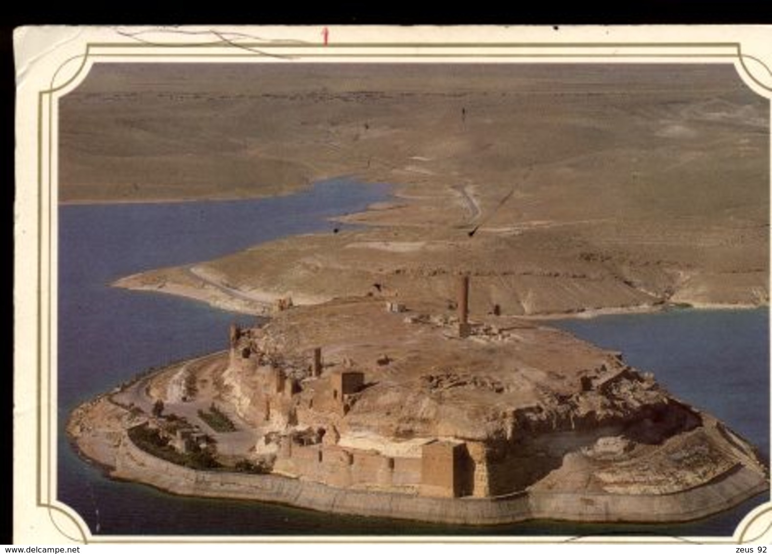 C354 SYRIA - JA'ABAR CITADEL - AERIAL VIEW CIRC. 1994 - Syria