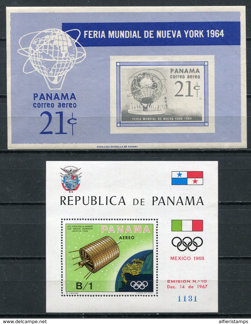 1964/67 - PANAMA-  ESPACE+ NEW YORK FAYR- 2 S.S.  -  M.N.H.- LUXE !! - Panama