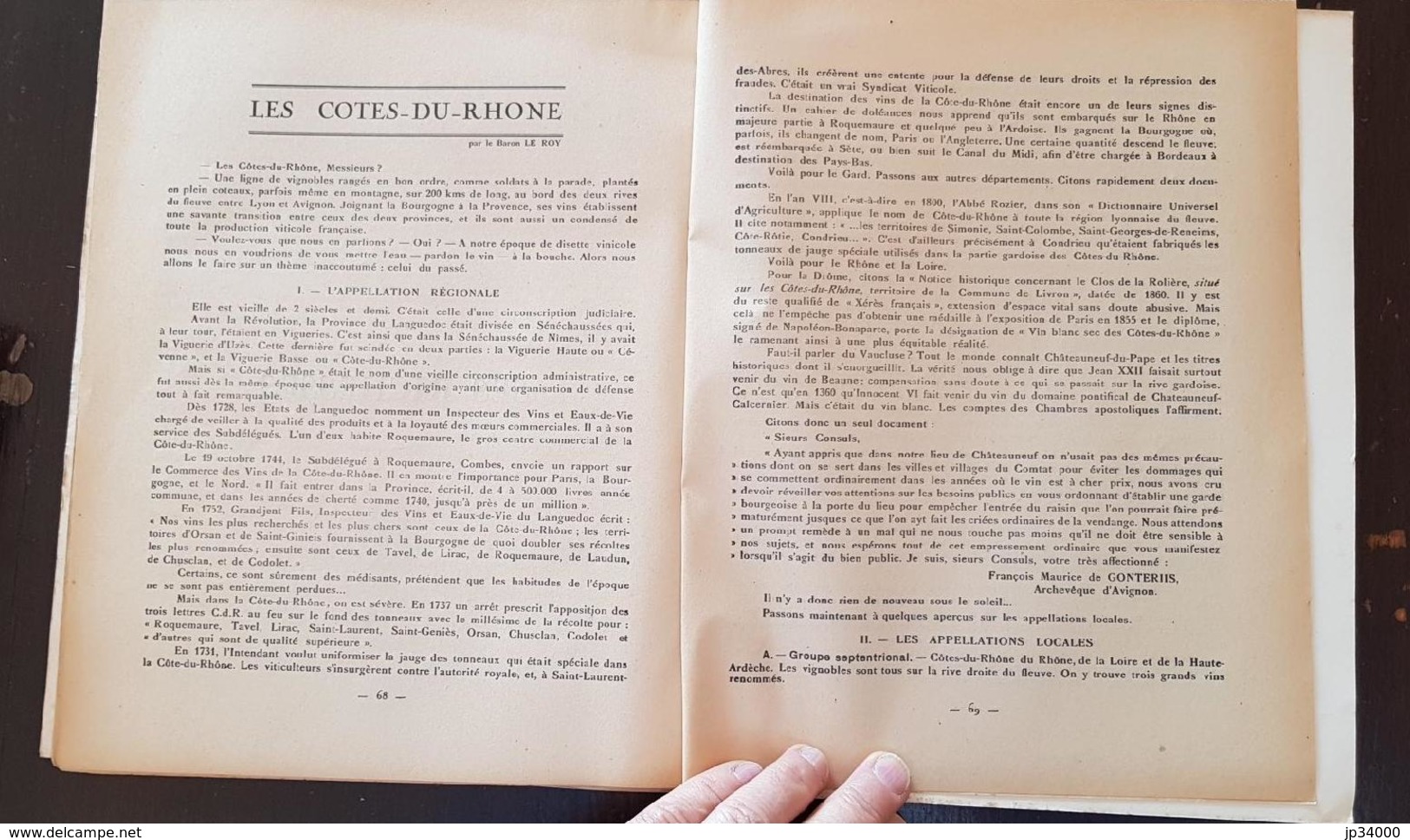 SOLEIL DE FRANCE sur notre Rhone 1942 Académie des Poetes. (régionalisme Languedoc)